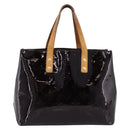 LOUIS VUITTON Monogram Vernis Reade PM Hand Bag Amarante M91993 LV Auth BA15724-13