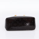 LOUIS VUITTON Monogram Vernis Reade PM Hand Bag Amarante M91993 LV Auth BA15724-5