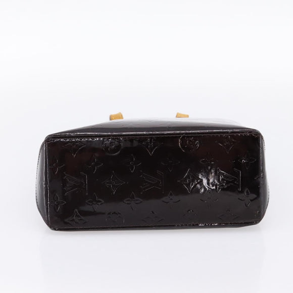 LOUIS VUITTON Monogram Vernis Reade PM Hand Bag Amarante M91993 LV Auth BA15724