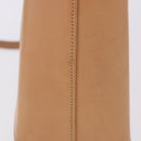 Salvatore Ferragamo Gancini Hand Bag Leather 2way Brown Silver Auth BA15725-5