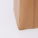 Salvatore Ferragamo Gancini Hand Bag Leather 2way Brown Silver Auth BA15725-7