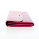 Miu Miu Wallet Leather Pink Auth BA15726V-3