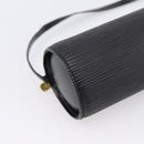 LOUIS VUITTON Epi Soufflot Pouch Black LV Auth BA15729-11