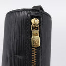 LOUIS VUITTON Epi Soufflot Pouch Black LV Auth BA15729-15