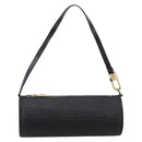LOUIS VUITTON Epi Soufflot Pouch Black LV Auth BA15729-2