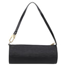 LOUIS VUITTON Epi Soufflot Pouch Black LV Auth BA15729-3