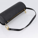 LOUIS VUITTON Epi Soufflot Pouch Black LV Auth BA15729-7