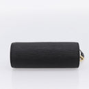 LOUIS VUITTON Epi Soufflot Pouch Black LV Auth BA15729-9