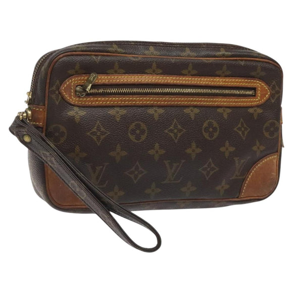 LOUIS VUITTON Monogram Marly Dragonne GM Clutch Bag M51825 LV Auth BA1573