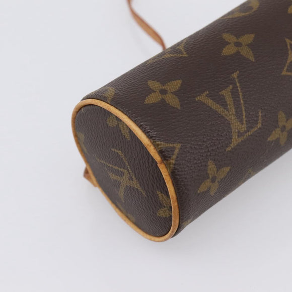 LOUIS VUITTON Monogram Papillon Pouch LV Auth BA15730