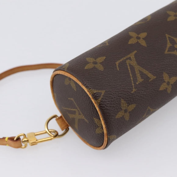 LOUIS VUITTON Monogram Papillon Pouch LV Auth BA15730