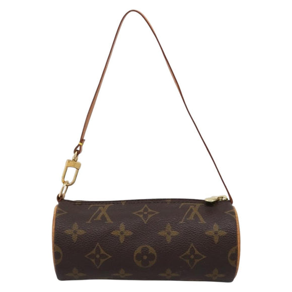 LOUIS VUITTON Monogram Papillon Pouch LV Auth BA15730