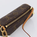 LOUIS VUITTON Monogram Papillon Pouch LV Auth BA15730-6