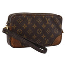 LOUIS VUITTON Monogram Marly Dragonne PM Clutch Bag M51827 LV Auth BA15735-1