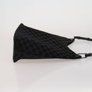 GUCCI GG Canvas Web Sherry Line Bag Leather Suede 4 Set Beige Black Auth BA15737-11