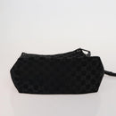 GUCCI GG Canvas Web Sherry Line Bag Leather Suede 4 Set Beige Black Auth BA15737-14