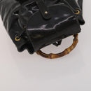 GUCCI GG Canvas Web Sherry Line Bag Leather Suede 4 Set Beige Black Auth BA15737-19