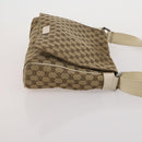 GUCCI GG Canvas Web Sherry Line Bag Leather Suede 4 Set Beige Black Auth BA15737-25