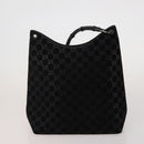 GUCCI GG Canvas Web Sherry Line Bag Leather Suede 4 Set Beige Black Auth BA15737-9