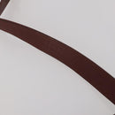 CARTIER Must Line Shoulder Bag Leather 2 Set Bordeaux Gold Auth BA15738-6