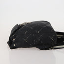 CHANEL New Travel Line Backpack Nylon Black CC Auth BA15739-4