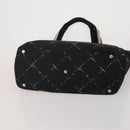 CHANEL New Travel Line Tote Bag Nylon 3 Set Black Beige CC Auth BA15740-14