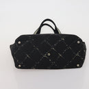CHANEL New Travel Line Tote Bag Nylon 3 Set Black Beige CC Auth BA15740-21