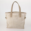 CHANEL New Travel Line Tote Bag Nylon 3 Set Black Beige CC Auth BA15740-3