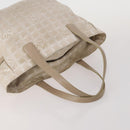 CHANEL New Travel Line Tote Bag Nylon 3 Set Black Beige CC Auth BA15740-5