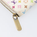 LOUIS VUITTON Monogram Multicolor Zippy Long Wallet White M60241 LV Auth BA15741-9