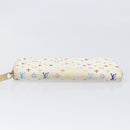 LOUIS VUITTON Monogram Multicolor Zippy Long Wallet White M60241 LV Auth BA15741-6