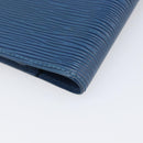 LOUIS VUITTON Epi Agenda PM Day Planner Cover Blue R20055 LV Auth BA15742-15