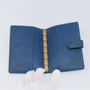 LOUIS VUITTON Epi Agenda PM Day Planner Cover Blue R20055 LV Auth BA15742-8