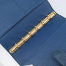 LOUIS VUITTON Epi Agenda PM Day Planner Cover Blue R20055 LV Auth BA15742-9
