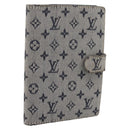 LOUIS VUITTON Monogram Mini Agenda PM Day Planner Cover Blue R20910 Auth BA15743-1
