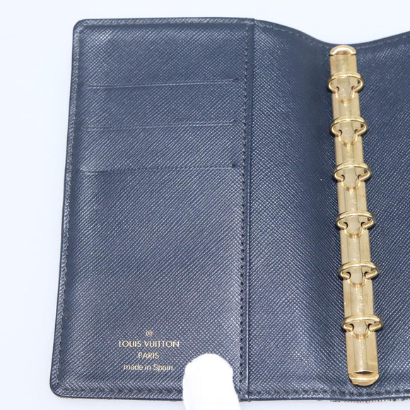 LOUIS VUITTON Monogram Mini Agenda PM Day Planner Cover Blue R20910 Auth BA15743
