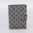 LOUIS VUITTON Monogram Mini Agenda PM Day Planner Cover Blue R20910 Auth BA15743-12