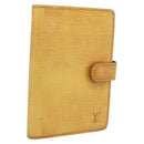 LOUIS VUITTON Epi Agenda PM Day Planner Cover Yellow R20059 LV Auth BA15744-1