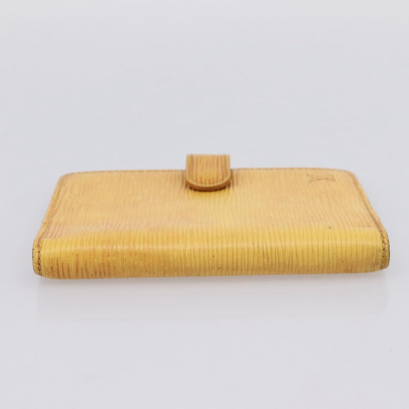 LOUIS VUITTON Epi Agenda PM Day Planner Cover Yellow R20059 LV Auth BA15744