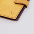 LOUIS VUITTON Epi Agenda PM Day Planner Cover Yellow R20059 LV Auth BA15744-8