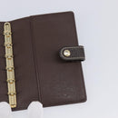 LOUIS VUITTON Monogram Mini Lin Agenda PM Ebene R20916 LV Auth BA15746-14