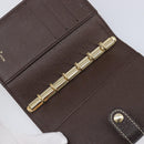 LOUIS VUITTON Monogram Mini Lin Agenda PM Ebene R20916 LV Auth BA15746-17