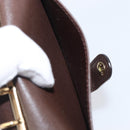 LOUIS VUITTON Monogram Mini Lin Agenda PM Ebene R20916 LV Auth BA15746-21