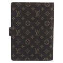 LOUIS VUITTON Monogram Mini Lin Agenda PM Ebene R20916 LV Auth BA15746-3