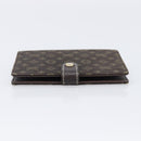 LOUIS VUITTON Monogram Mini Lin Agenda PM Ebene R20916 LV Auth BA15746-4