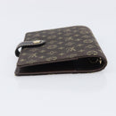 LOUIS VUITTON Monogram Mini Lin Agenda PM Ebene R20916 LV Auth BA15746-6