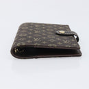 LOUIS VUITTON Monogram Mini Lin Agenda PM Ebene R20916 LV Auth BA15746-7