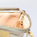 LOUIS VUITTON Monogram Multicolor Pochette Cles White M92655 LV Auth BA15747-12