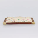 LOUIS VUITTON Monogram Multicolor Pochette Cles White M92655 LV Auth BA15747-7