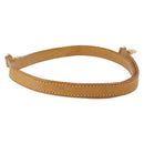 LOUIS VUITTON Nume leather Shoulder Strap Leather 39"" Beige LV Auth BA15748-3